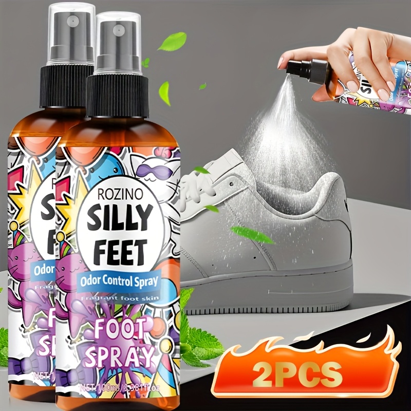 2 pezzi spray deodorante magico  ,   di   degli   a   sensibilità, con texture rinfrescante,   rapidamente gli   e offre una   duratura.   per     ai piedi, calze e scarpe