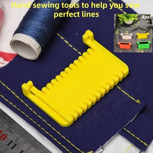 4pcs hinged sewing clamp a for hand sewing helping you lines suitable for sewing beginners and a perfect gift for mothers friends and elders 2pcs