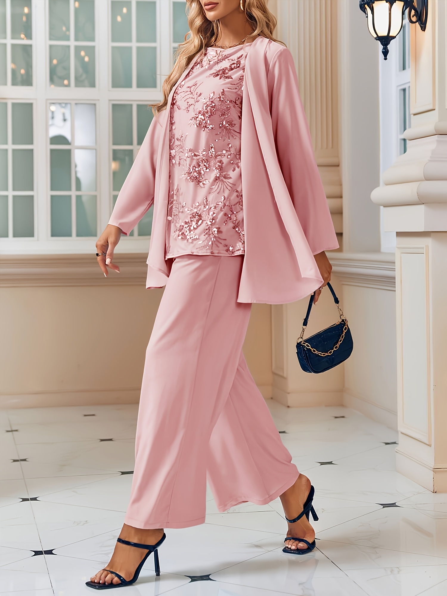 Conjuntos Ropa De Fiesta Para Mujer Con Pantalones Camisa Mujer