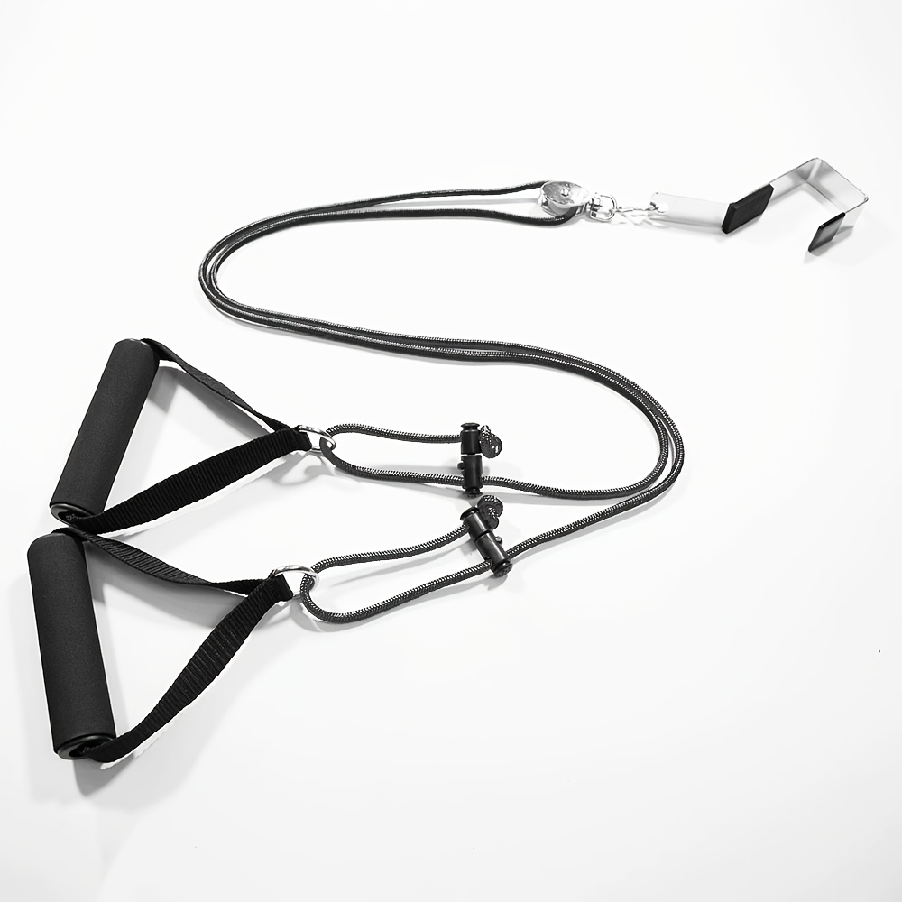 TEMU A Door-mounted Shoulder Pulley System For Physical Exercise And Post-surgery Recovery, Made Of Durable Tpe Material With A Large Door Anchor,