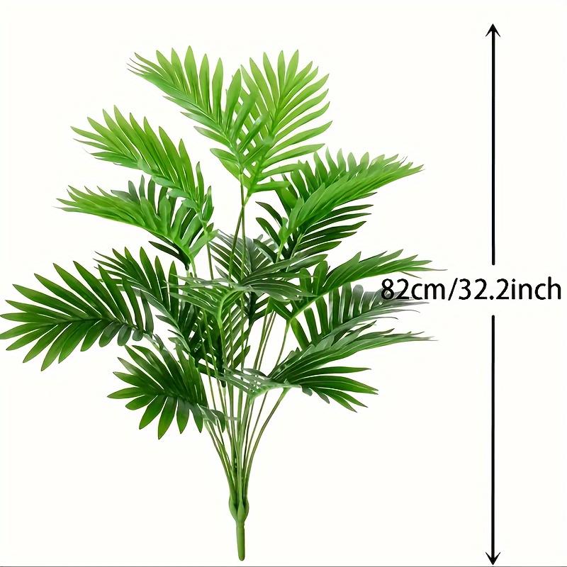 TEMU 32-inch Lifelike Artificial Palm Leaf - Uv Resistant Bird Of Paradise Plant For Indoor & Outdoor Decor, Home, Office, And Seasonal Celebrations, Banana Leaf Stem, , Indoor Decoration