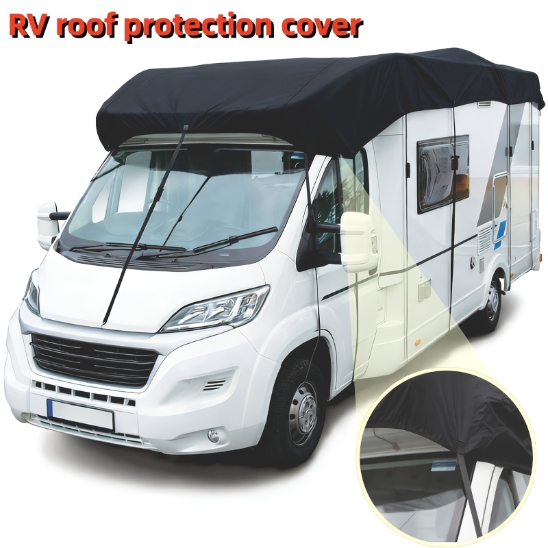 Image of Rv Roof Cover, Rv Roof Awning, 210d Snowproof Sunshade Roof Cover Cloth, Suitable For Tops 700-750cm Long