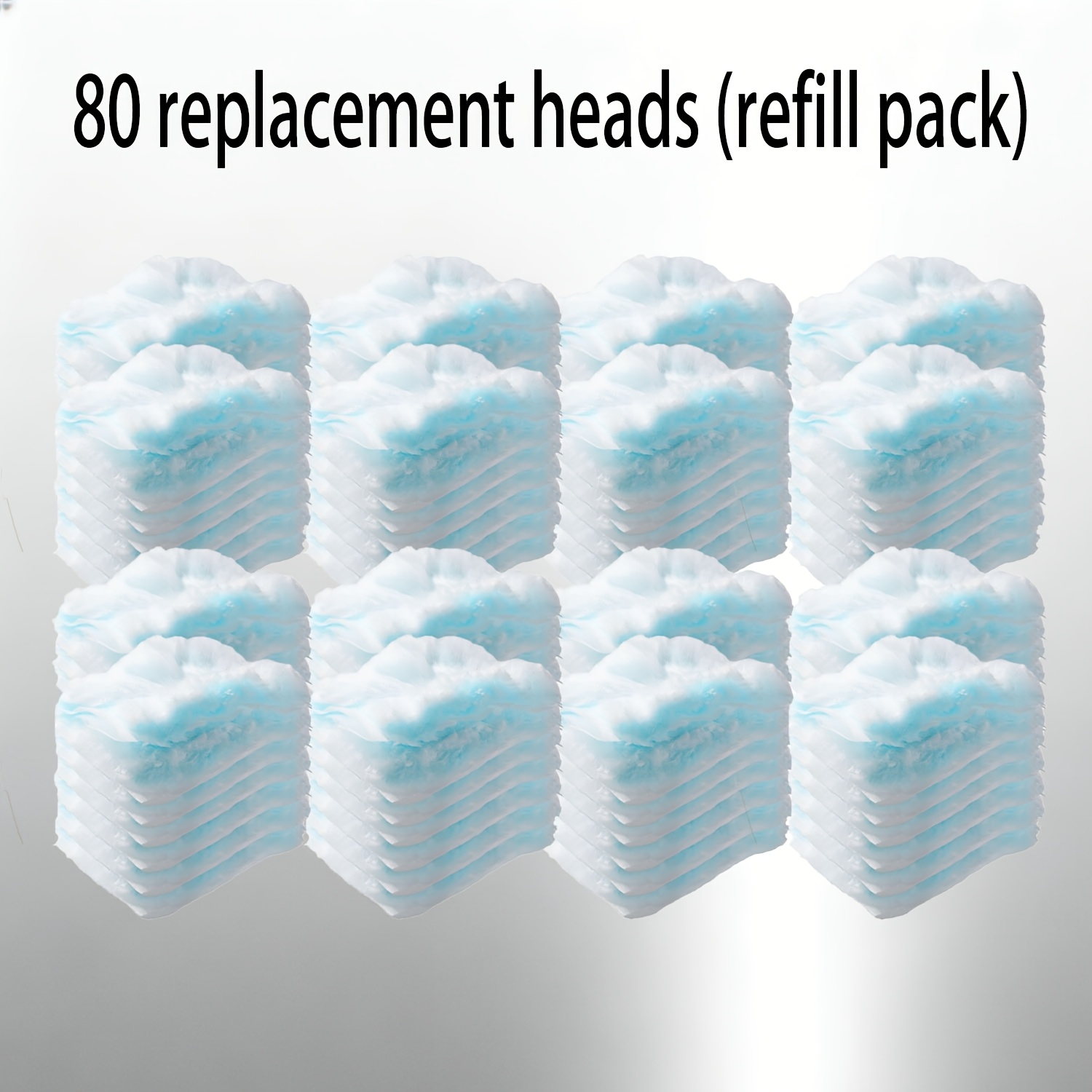 a set of 20 1 high density ultra fine microfiber replacement heads featuring electrostatic dust absorbing pads compatible with lightning dust magnets suitable for   single and repeated use