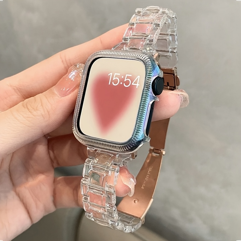 laser cut clear sport straps watchcase case watch Temu Pakistan