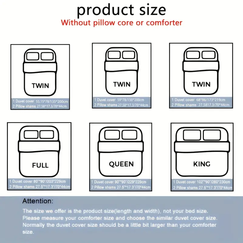 custom 3pcs bedding set with personalized photo 1 duvet cover and 2 pillowcases soft breathable polyester down er cover and pillowcase zipper closure machine washable suitable for bedroom or Product details 4