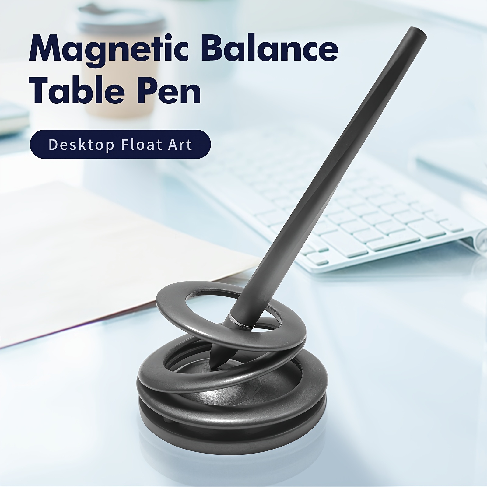 A State-of-the-art Magnetic Levitation Pen That Stands On Its Own, Ideal For Signing Documents In Office. This Premium Gift Rotates And Serves As An Desktop Decoration For Bosses, , And Coworkers