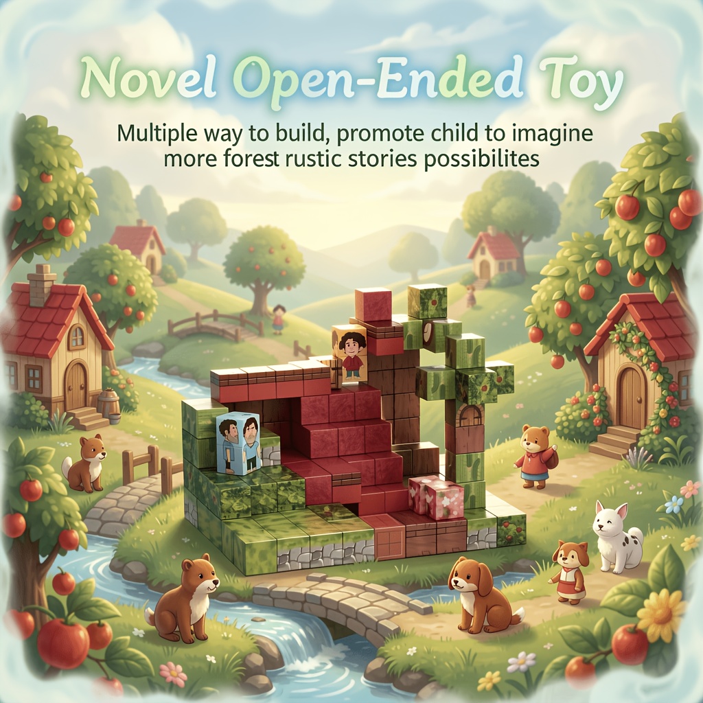 300pcs Magnetic Building Blocks for Educational Fun