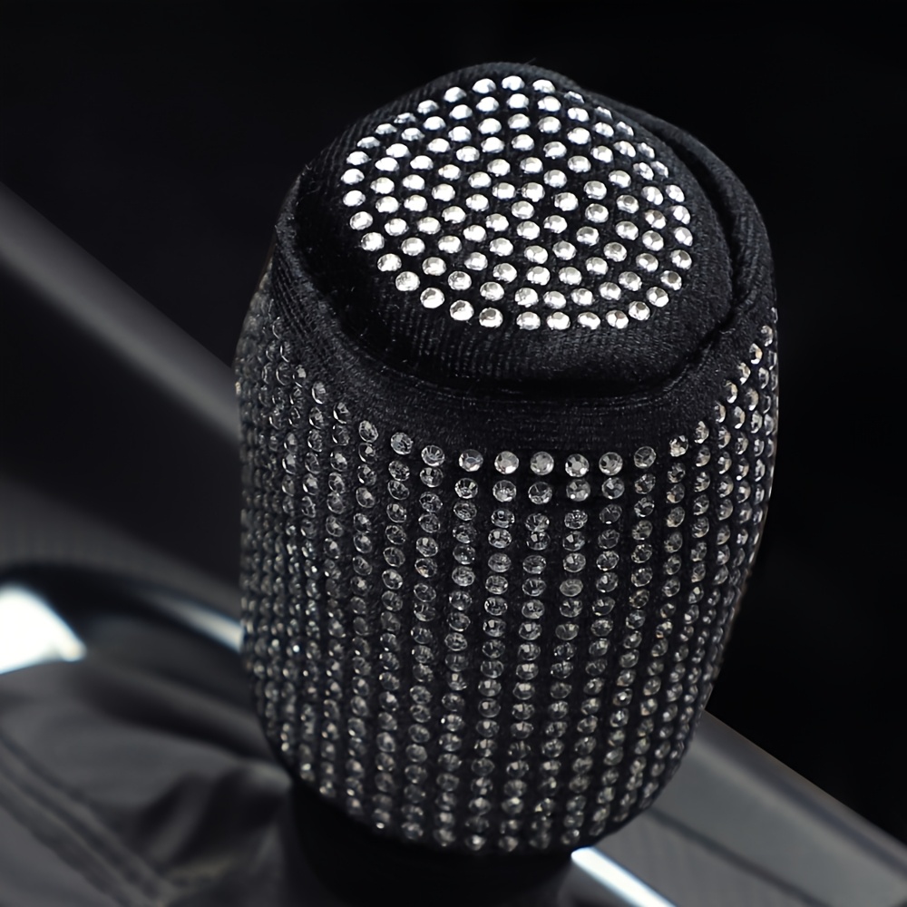 Image of Car Gear Lever Cover, Shiny Car Interior Decoration, Small Gear Lever Cover, Car Gear Shift Cover, Car Parts Enthusiasts