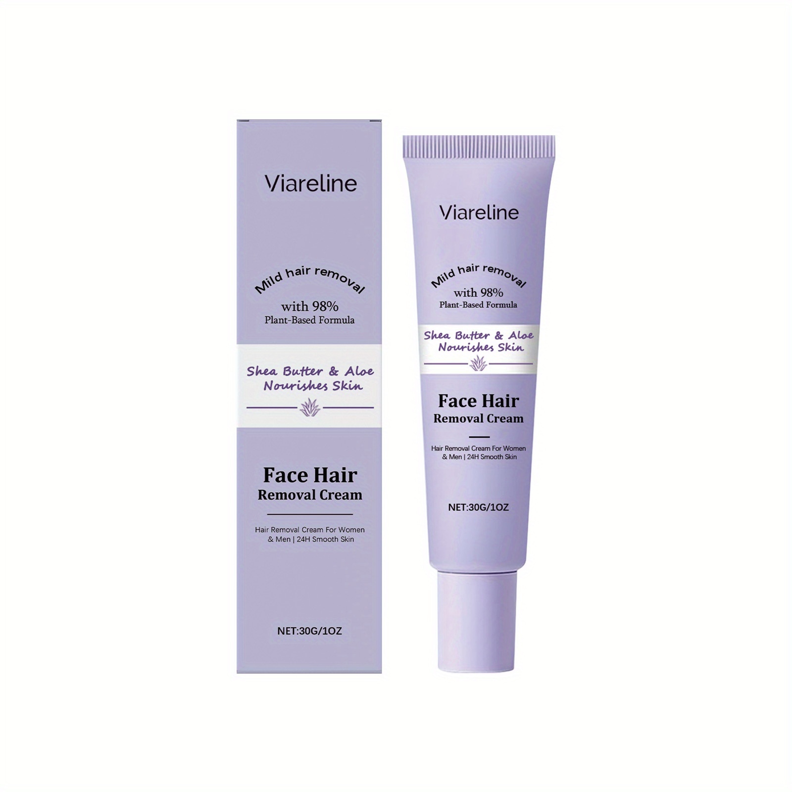 Image of 30g Facial Hair Removal Cream - Gentle Daily Cleansing For Facial Hair Care, Cleansing And Hair Removal