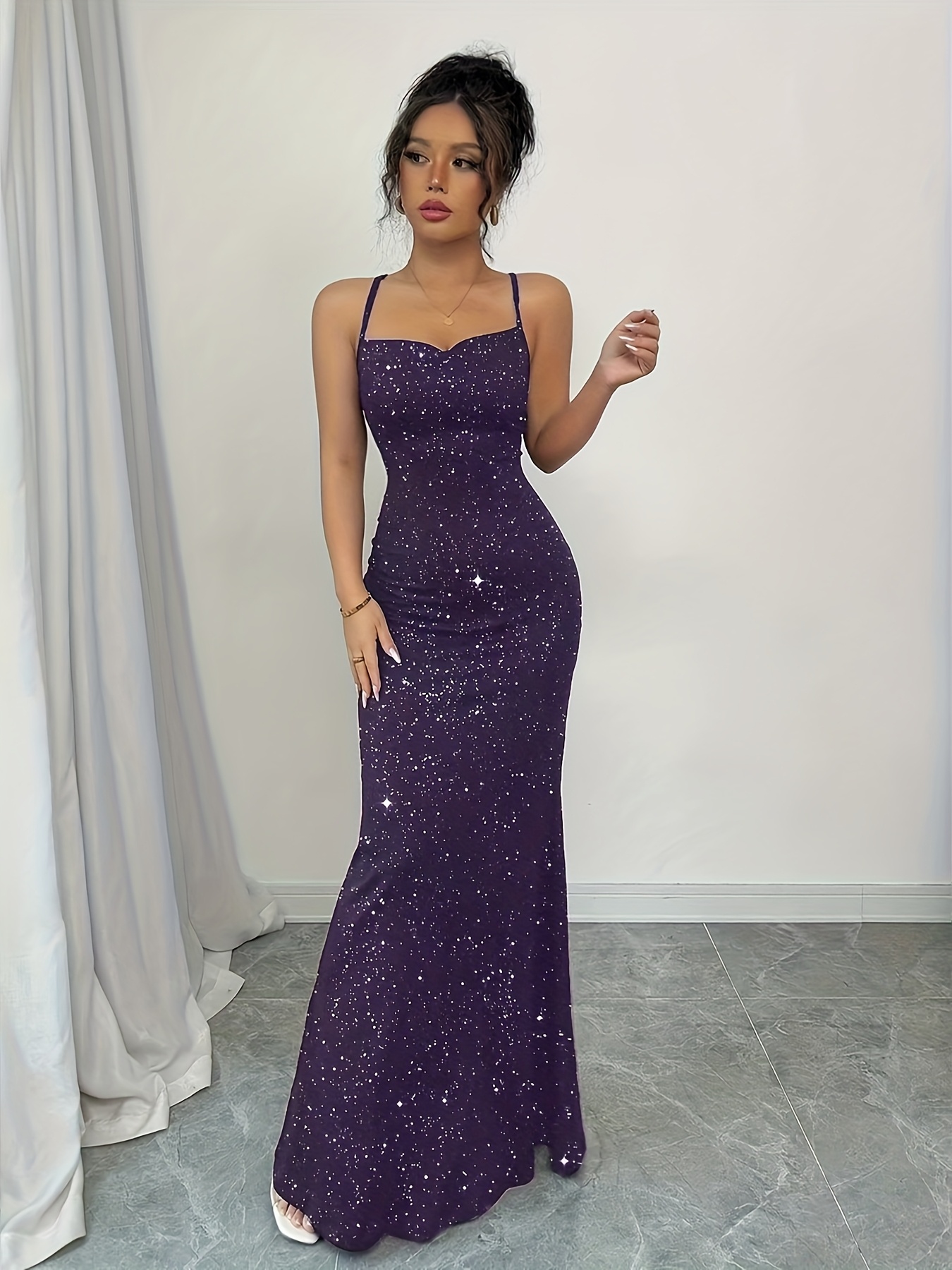cheap sparkly bridesmaid dresses Rustic Cap Sleeve Mermaid Dark Grey Sequin Bridesmaid Dresses