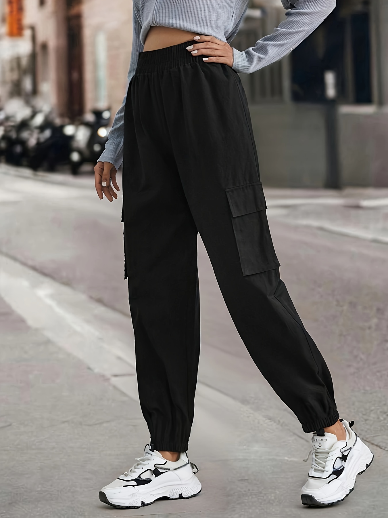 Pantalon vintage shops taille haute femme