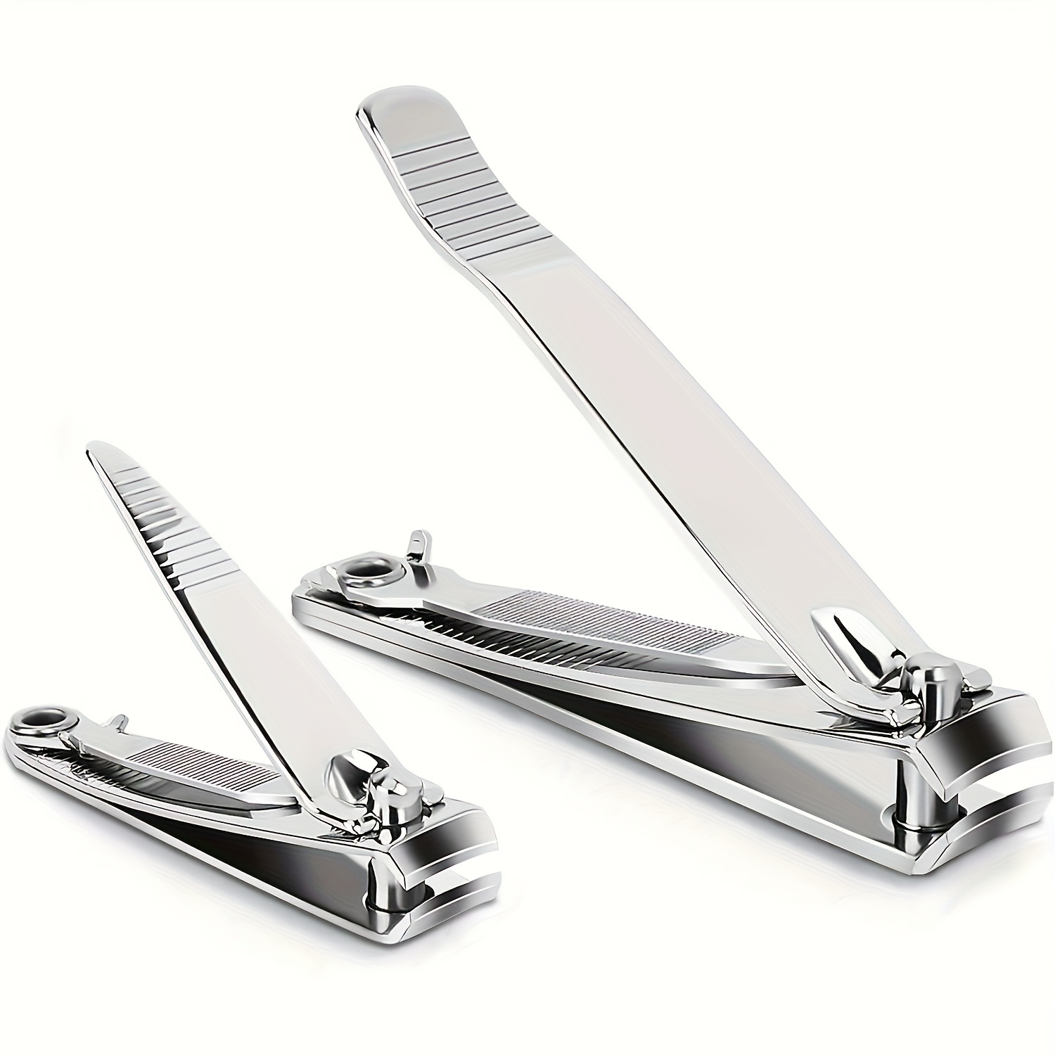 

2pcs Steel & Toenail Set -in File - Portable, And Pedicure Kit For Men, Women, And