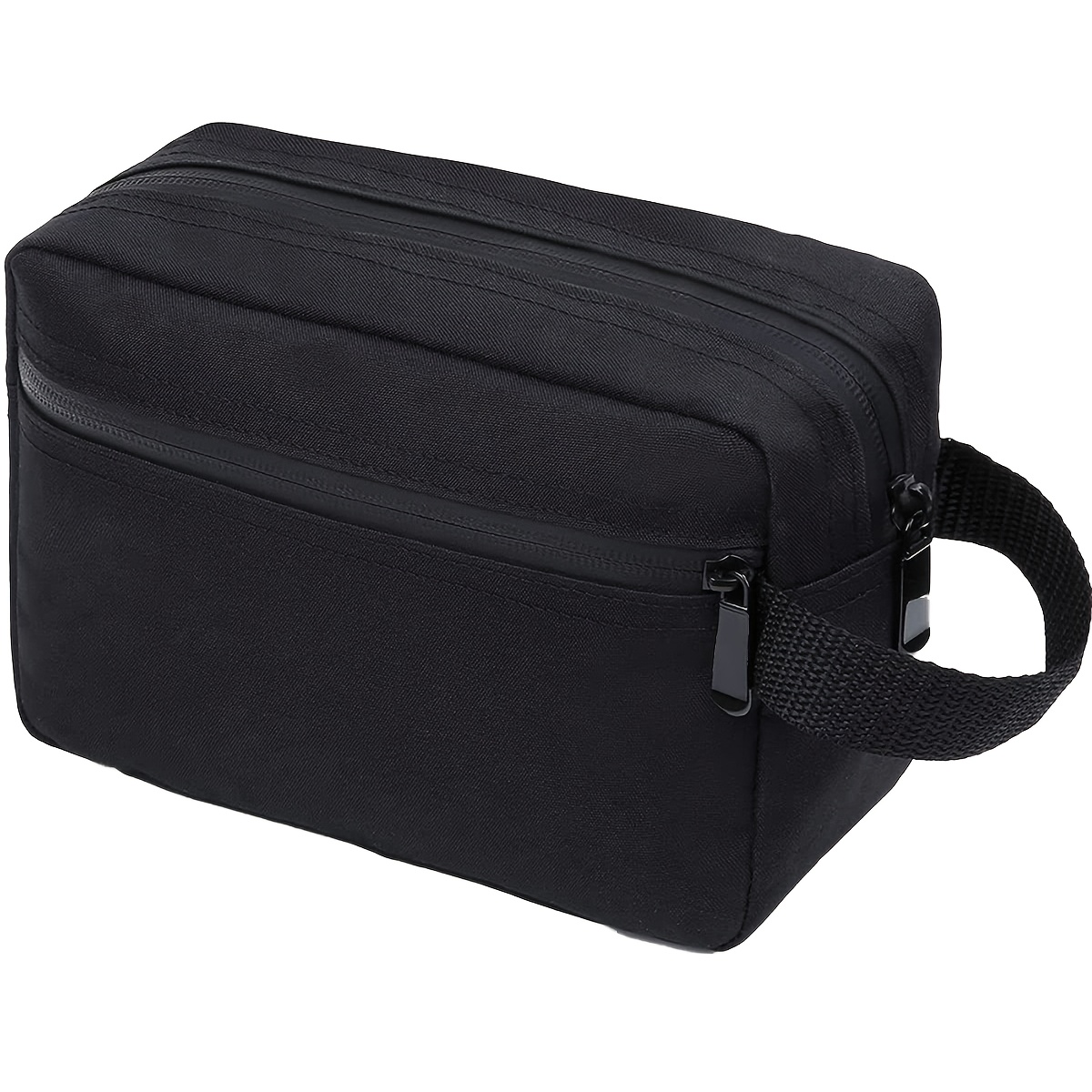 TEMU Multifunctional Wash And Brush Bag, Portable Makeup Bag, Large Capacity Zipper Storage Bag, Foldable Storage Bag With Partitions And Handles