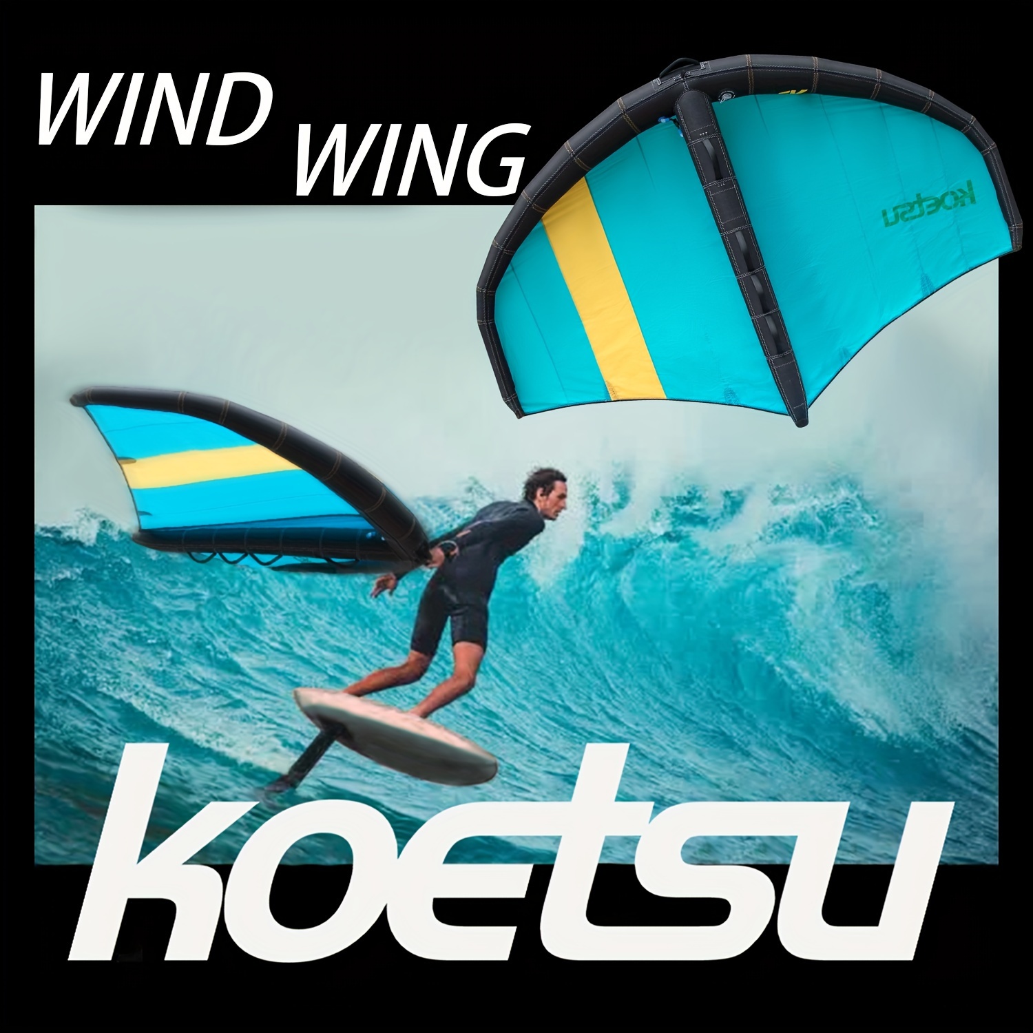 114in inflatable wind wing surfing - Temu