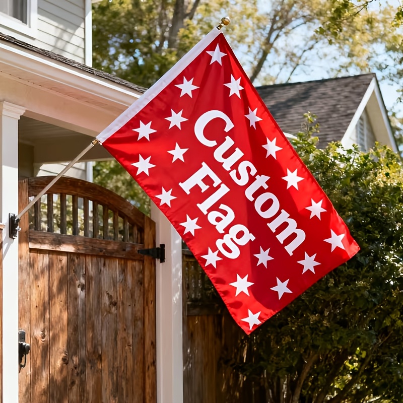 TEMU Custom Outdoor Flags, Advertising Banners, Personalized Banners | Suitable For Gardens, Lawns, Courtyards, And Homes | Birthday, Wedding, Party