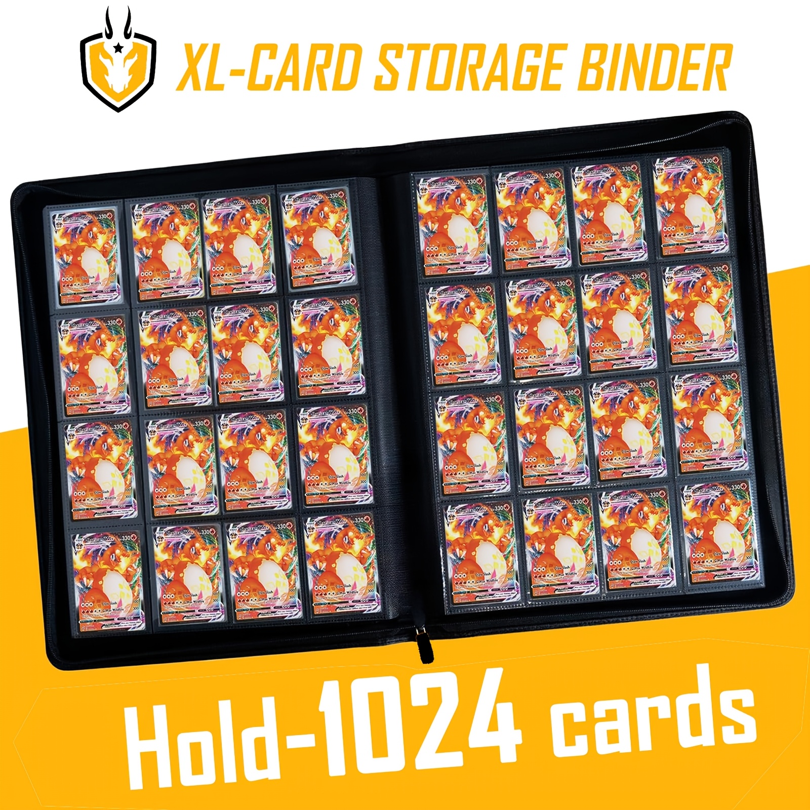 1024 cards binder trading cards 16 pockets mtg - Temu South Africa