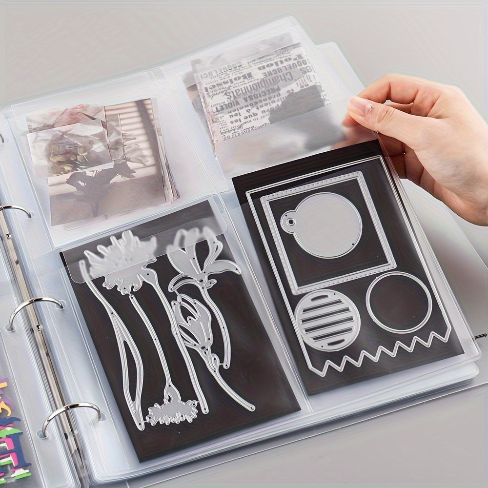 A4 Pvc Binder 20 Clear Storage Pockets Classic Style Die Temu Philippines