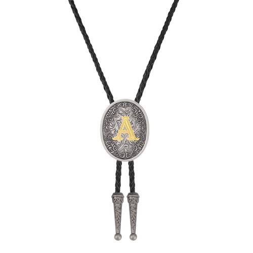 item picture western cowboy letter bolo tie bolo tie with cord new