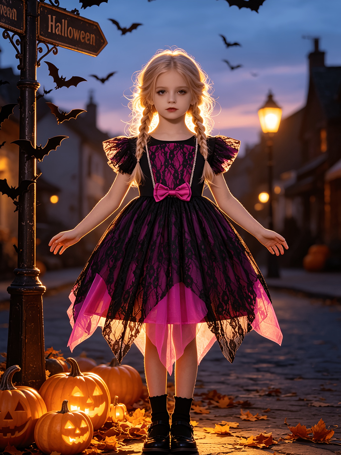 Girls' Witch Dress for Halloween