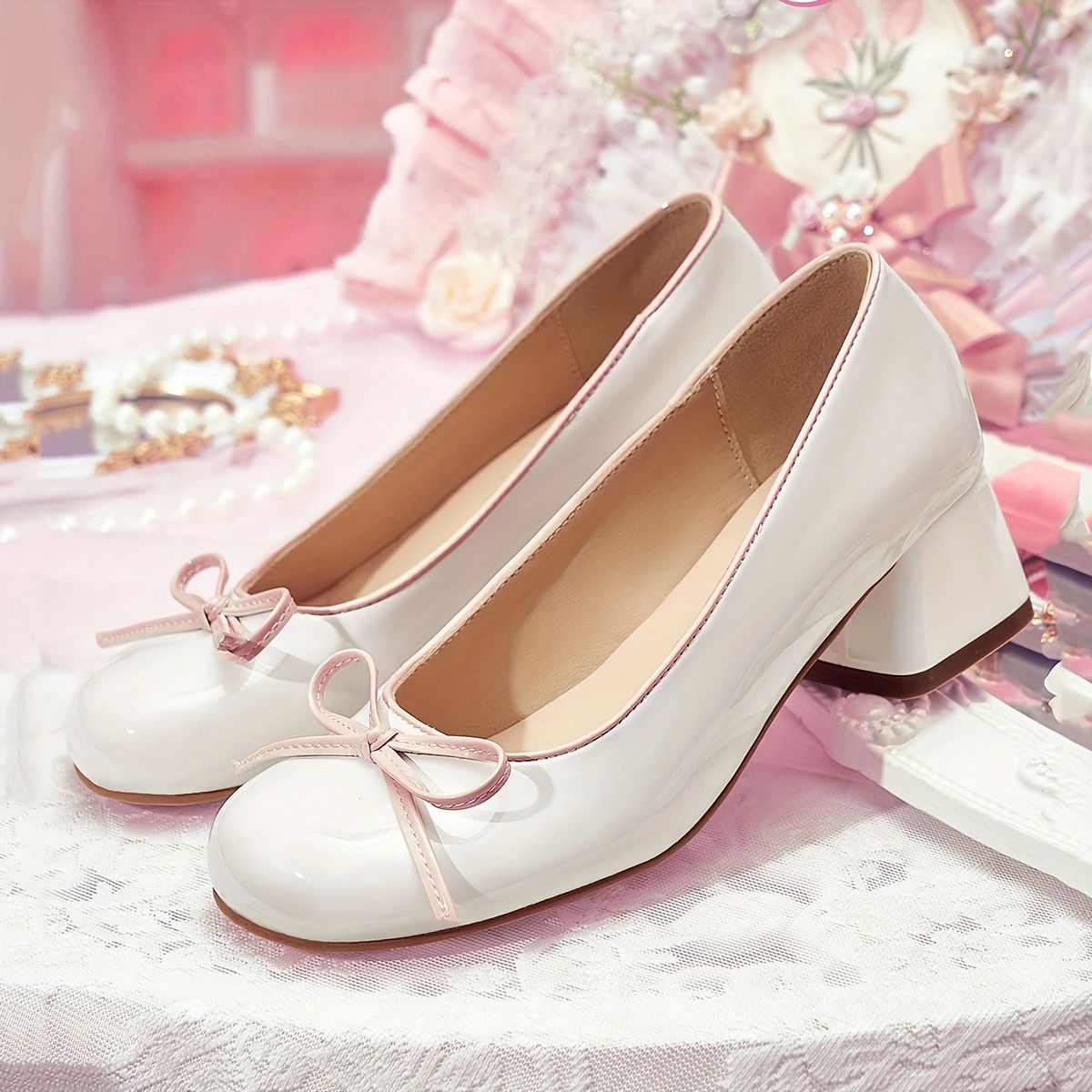 ballet heels sold on Temu United States