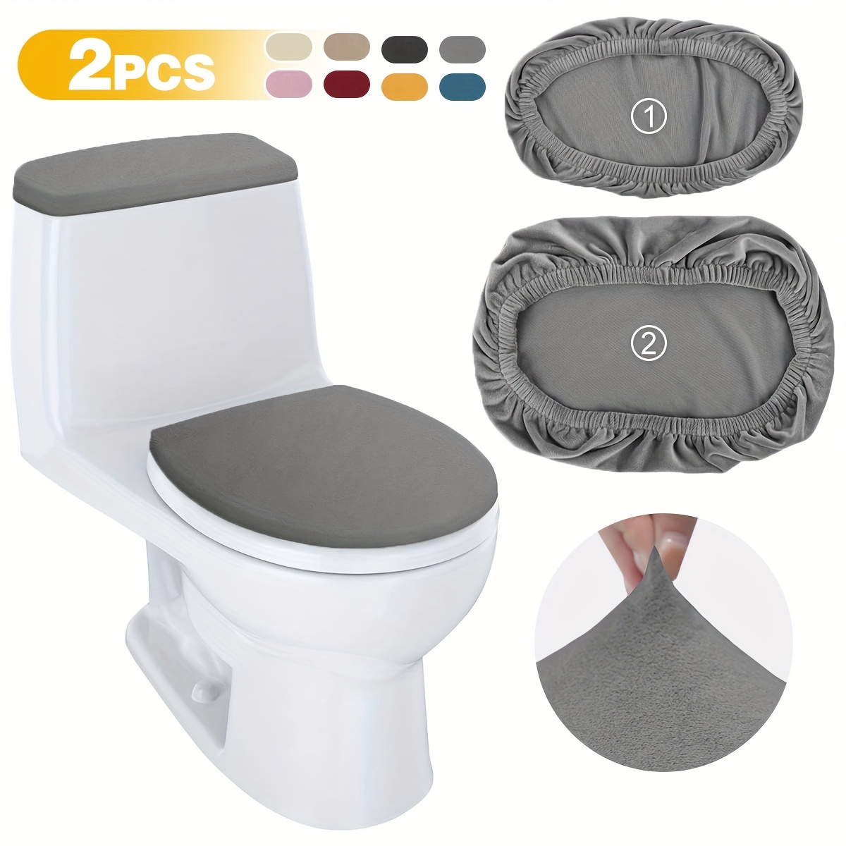 Lacey Linen Pink Flowers Bathroom Set Toilet Tank Seat Waste Bin Tissue