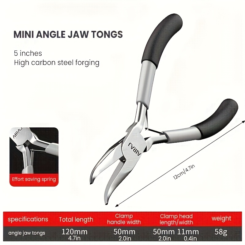 TEMU AIRAJ Mini-pinces multifonctionnelles de 5 pouces, multi-spécifications, pour décoration, ménage et outils manuels industriels