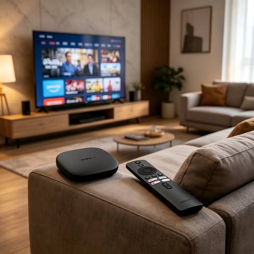 xiaomi tv (3ème génération) lecteur 4k ultra hd google tv + décodeur tv network version européenne