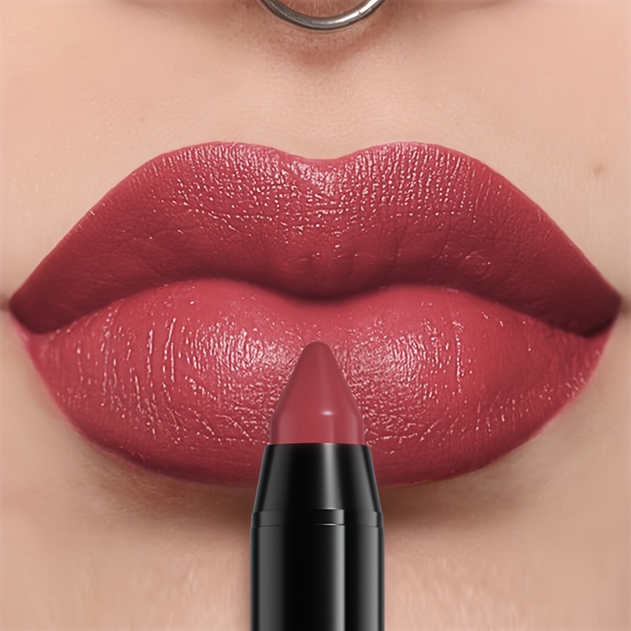 Image of Lipstick Pan Long Lasting Lipstick Lip Plumper Lip Oil Lip Tint Moisturizing Lip Balm High Pigmented Lip Plumping Gloss Waterproof