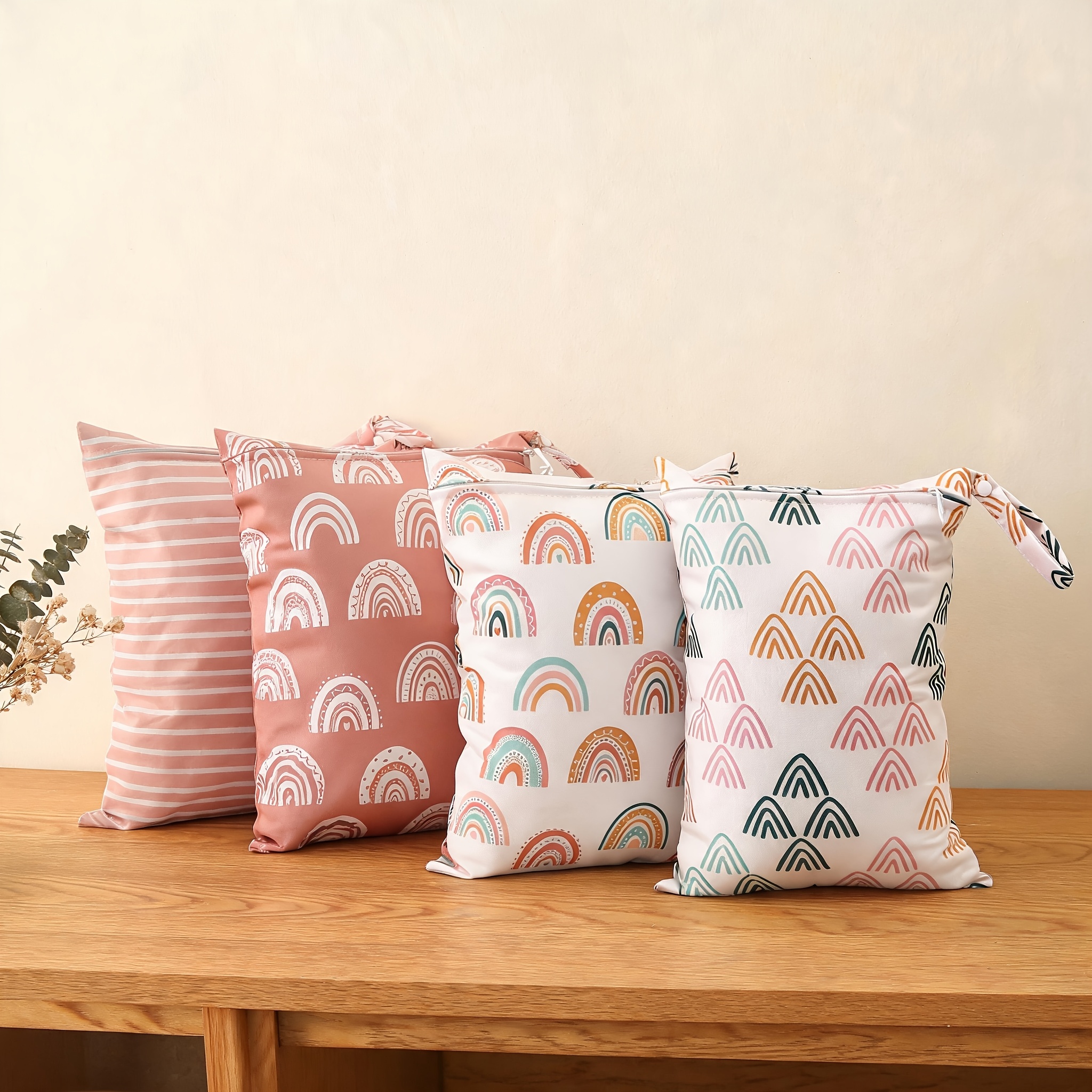 4-Pack Women's Tote Bag / Women's Hobo Bag Portable Dry Bags with Zipper, Outdoor Sports Storage Bag for Swimwear, Towel