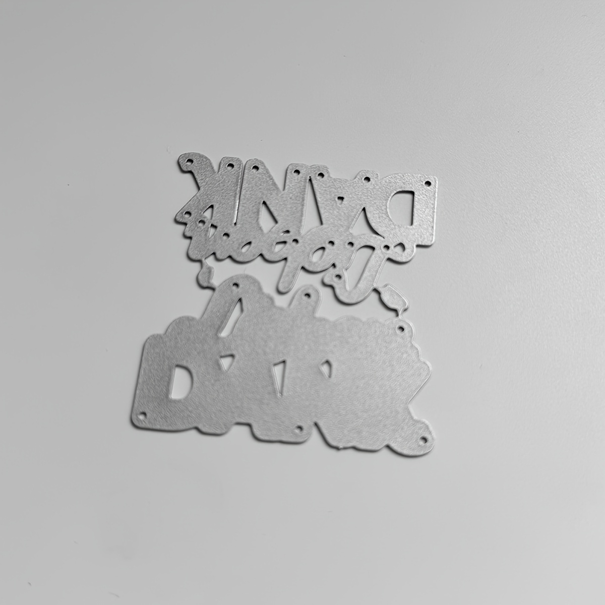 Aboom 1pc Thank You Metal Cutting Dies, Ideal For Scrapbooking, Creation, Templates, And Embossing