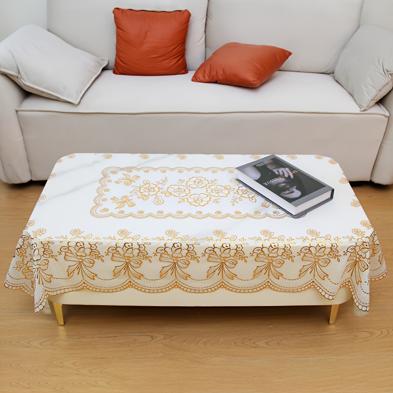 TEMU Tablecloth, Heavy Tablecloth, Non-slip Heat-resistant, For Kitchen And Dining Room Tablecloths