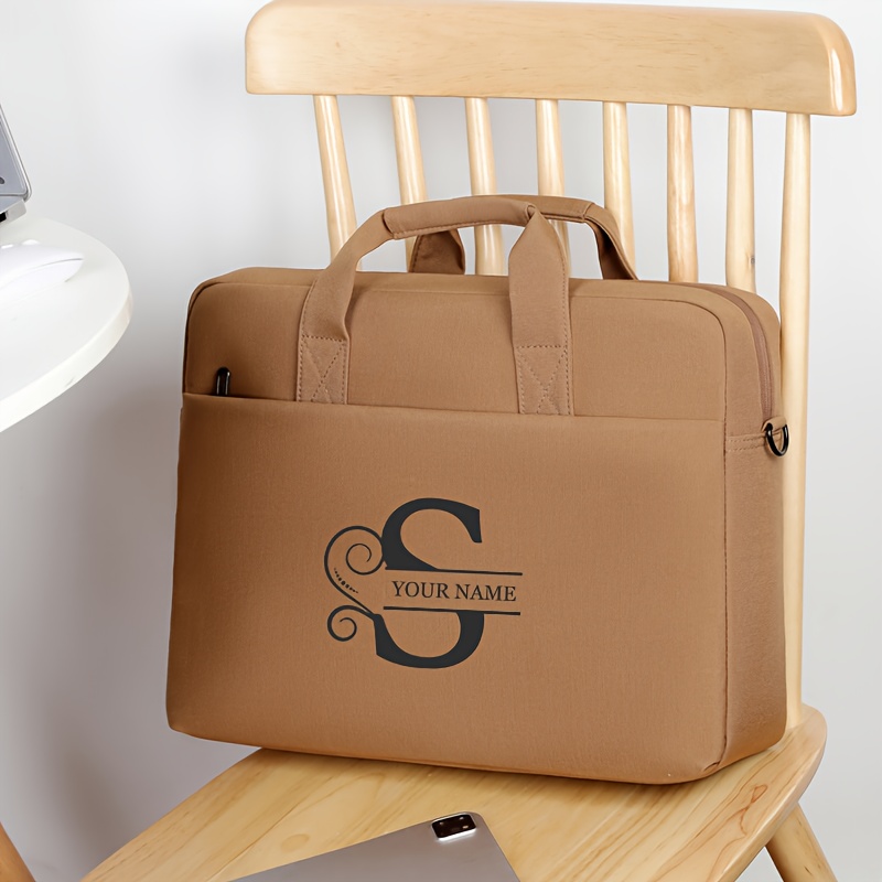 Personalized Large-Capacity Laptop Backpack with Custom Text Option