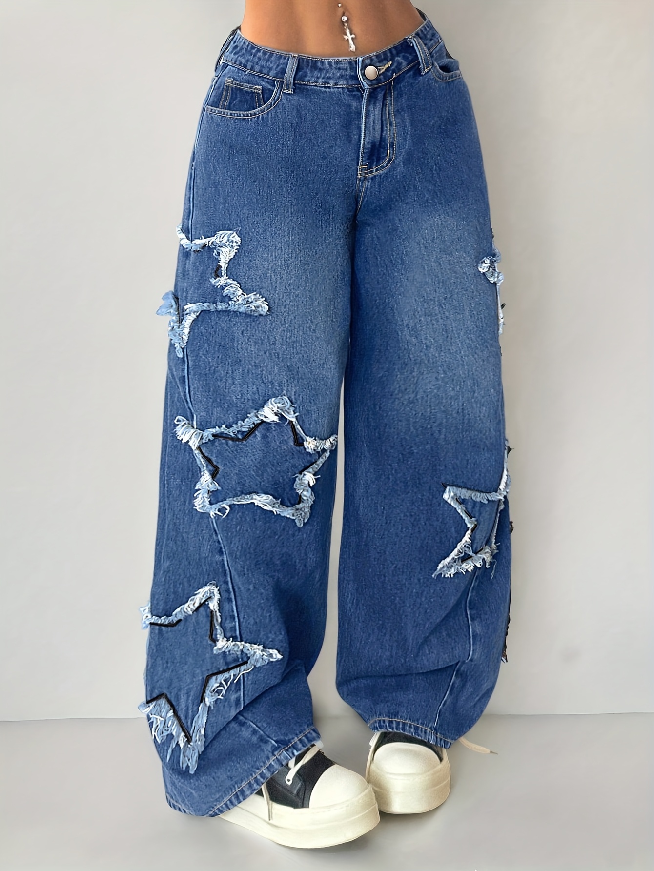 star baggy jeans sold on Temu Canada