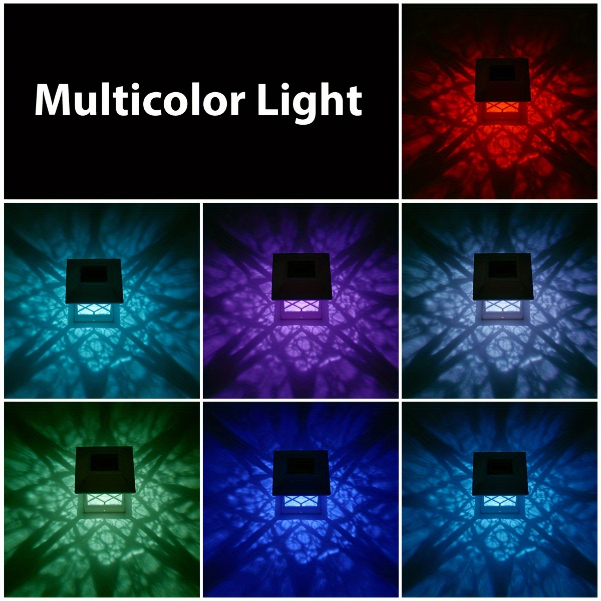 Solar Post Light Outdoor, Led Fence Post Solar Light, Solar Post Light