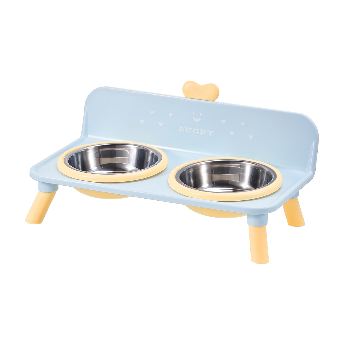 TEMU 1 pieza/Protector universal mejorado para collar de gato/perro de 12.6 pulgadas, antivuelco, antisalpicaduras, 1 pieza de cuenco de acero