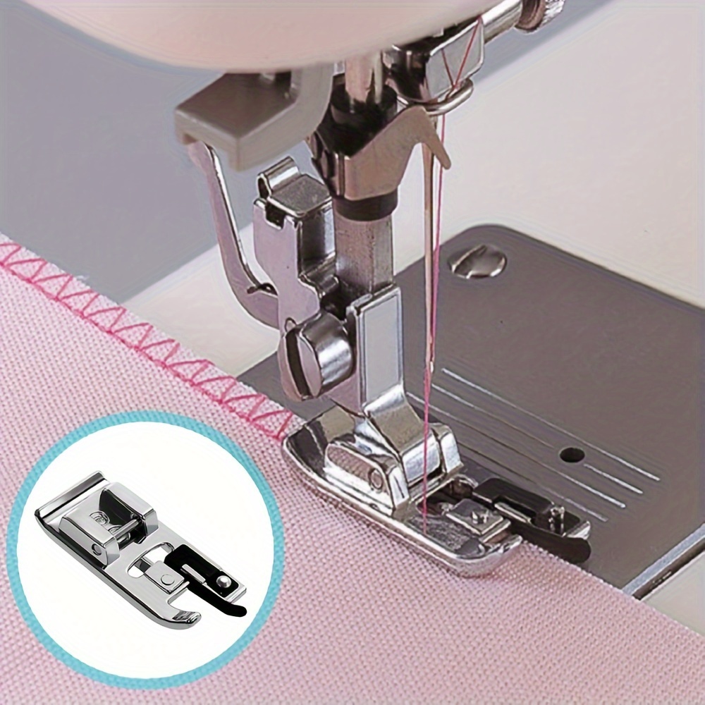 

Overlock Side Cutter Presser Foot Attachment For Singer, Brother, Sewing Machines - Silvery Gray - For Low Shank Machines - For Sewing Enthusiasts & Professionals - Ideal For Precise Fabric Cutting