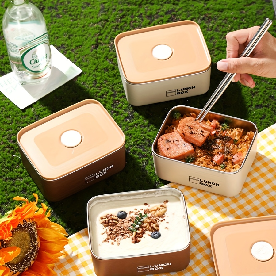 1 4 adet paslanmaz çelik yemek kabı ve i̇zolasyon çantası - Temu