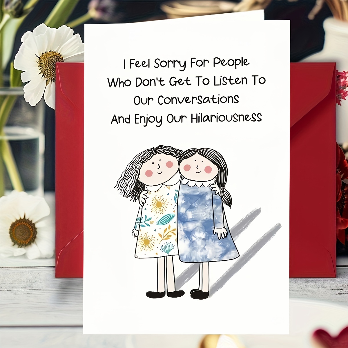 

Funny Greeting Card: And Humorous - Cartoon Design, Suitable For Any , Paper Material, Personalized Option, No Power Required