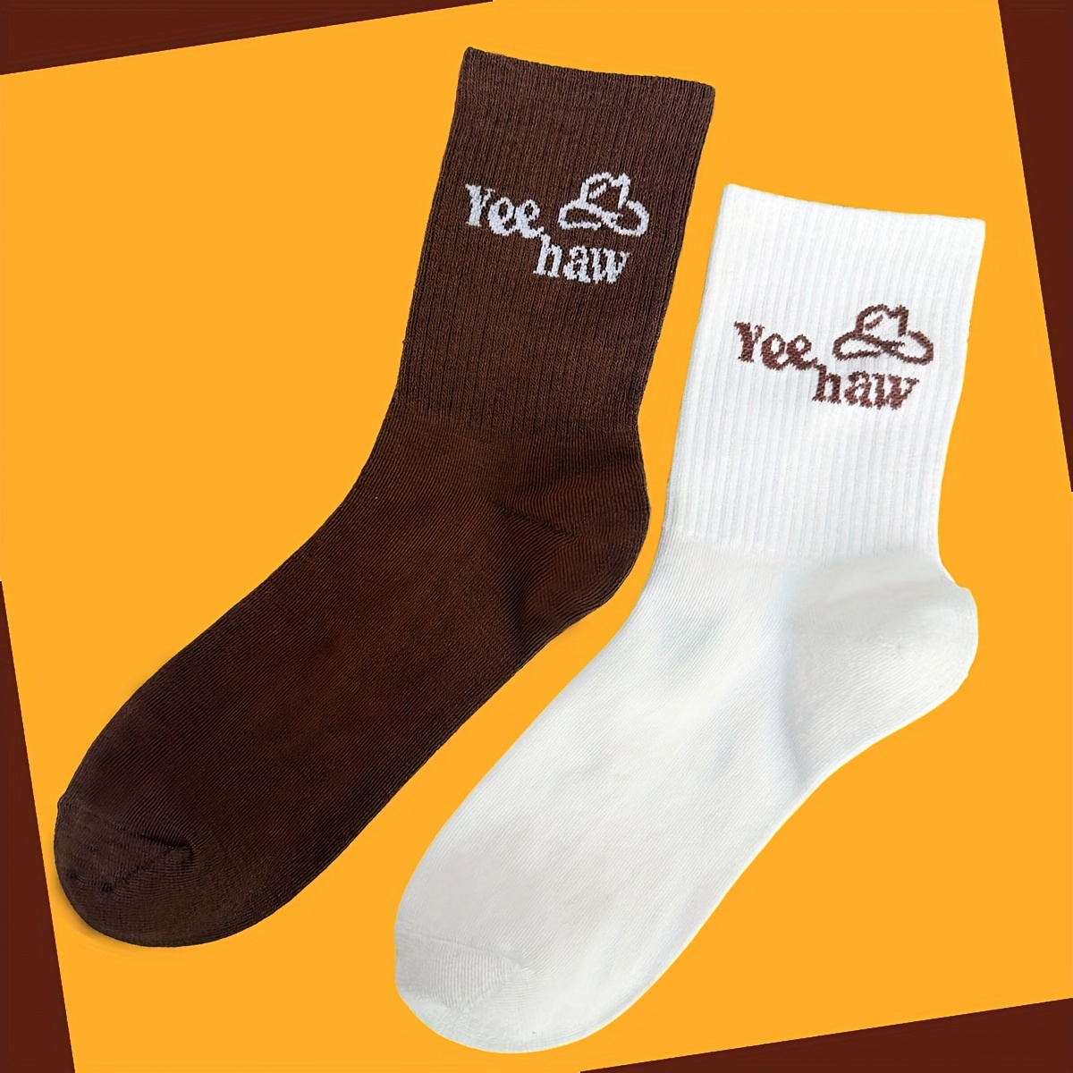 E-shop 2 Paar Grafik Socken Lustige Socken für Damen Winter Socken für Herren Socken Happy Socken für Party Geschenk Socken für Vater und Mutter Socken