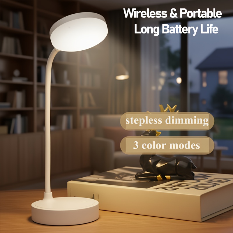 Rechargeable 360° Adjustable Arm Smart Lamp with Dimming