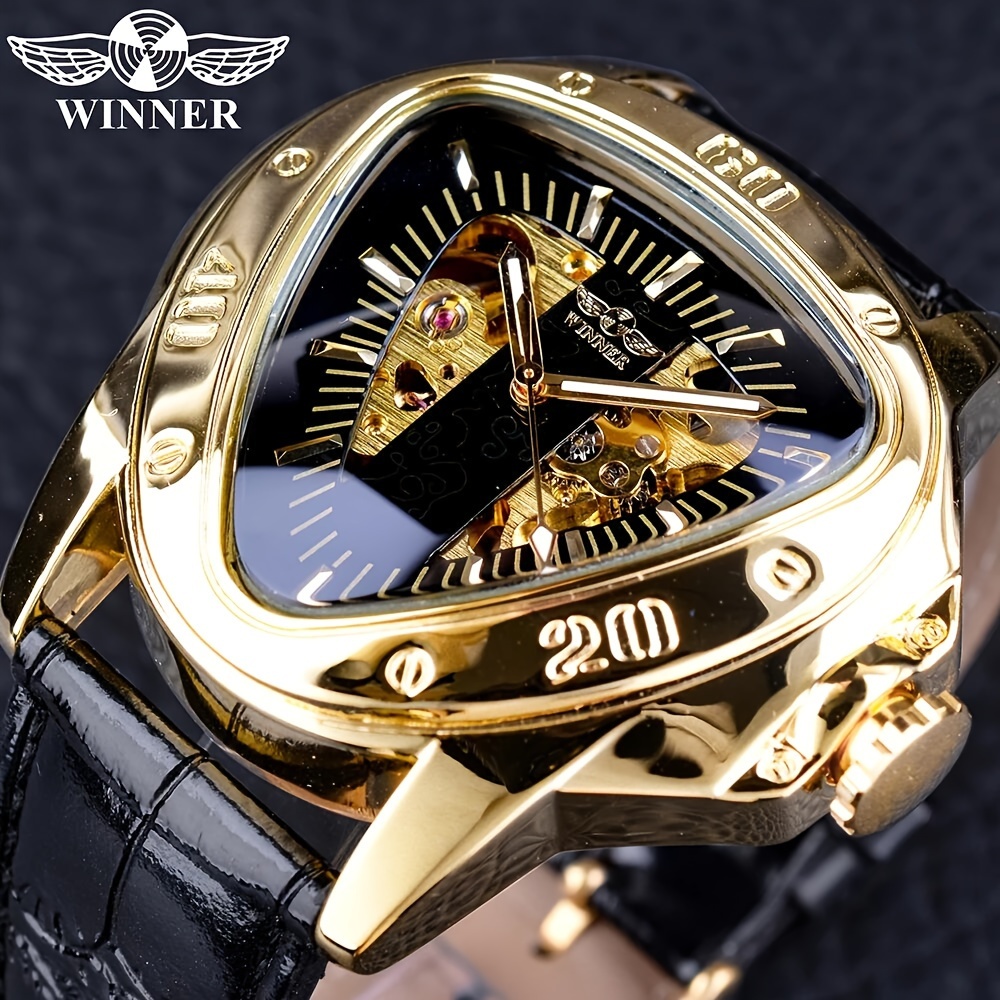 

Winner Men Mechanical Wrist Watches Top Wristwatch For Man