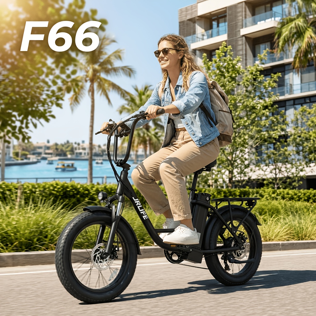 Image of Electric Bike With 48v 13ah Battery 250w Efficient Motor 20-inch Fat Tires 7- Smart Color Display Sturdy Frame Ideal For Summer Picnics, Autumn Camping, Winter Snow, And Urban Commuting