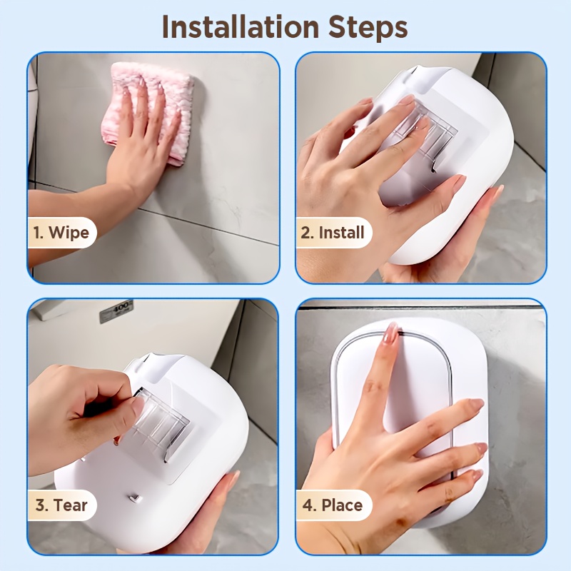 disposable toilet bowl cleaner wand wall mounted toilet brush set disposable toilet brush and holder set toilet bowl scrubbers 1 wand 1 storage caddy 6 refill heads Product details 0