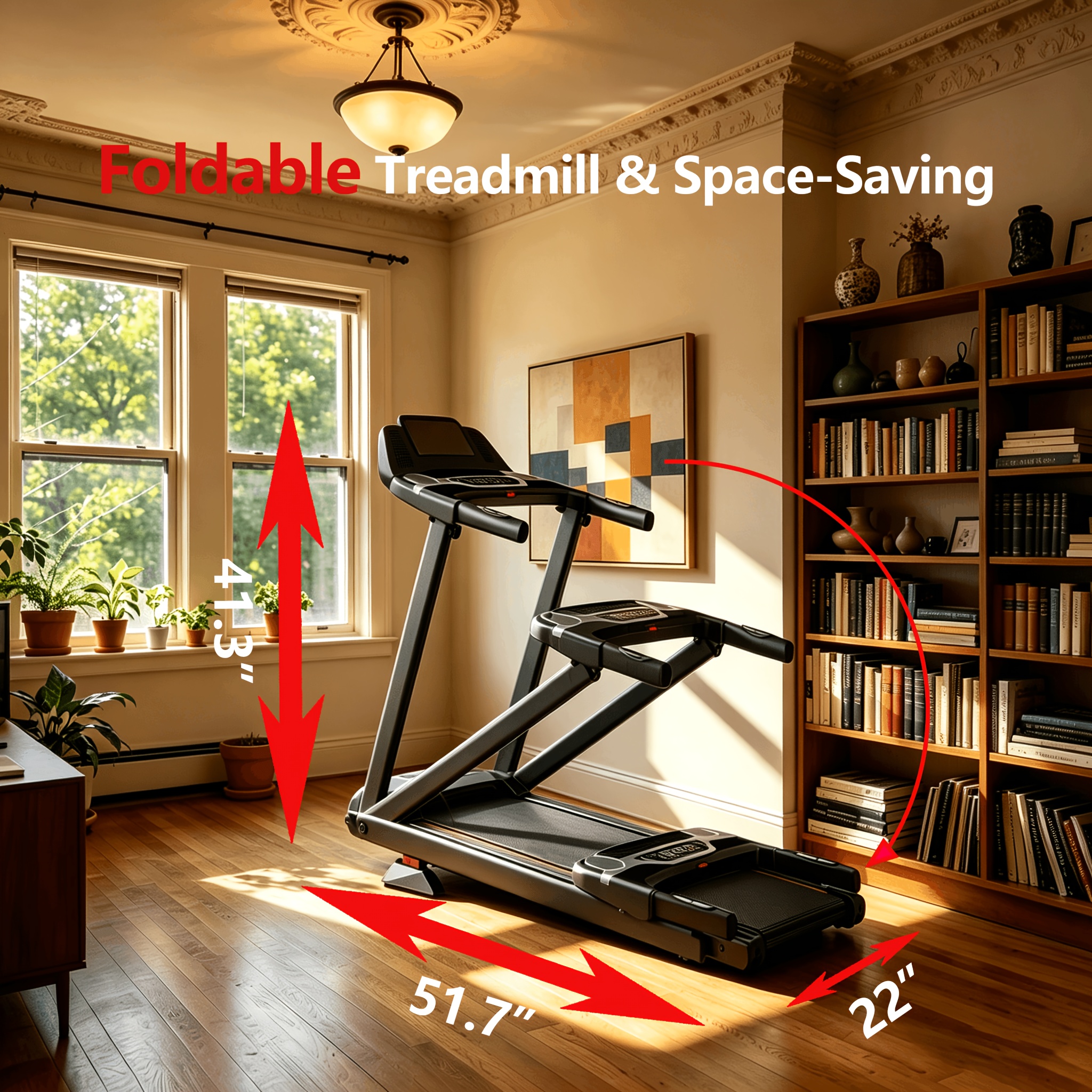 Treadmill for Home, 350 Lbs Weight Capacity