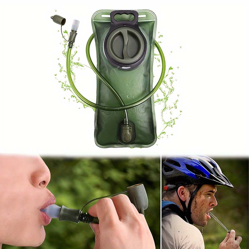 Mochila de hidratación, paquetes de hidratación con vejiga de agua de TPU  sin BPA de 2 litros, mochila de agua ligera para ciclismo de montaña