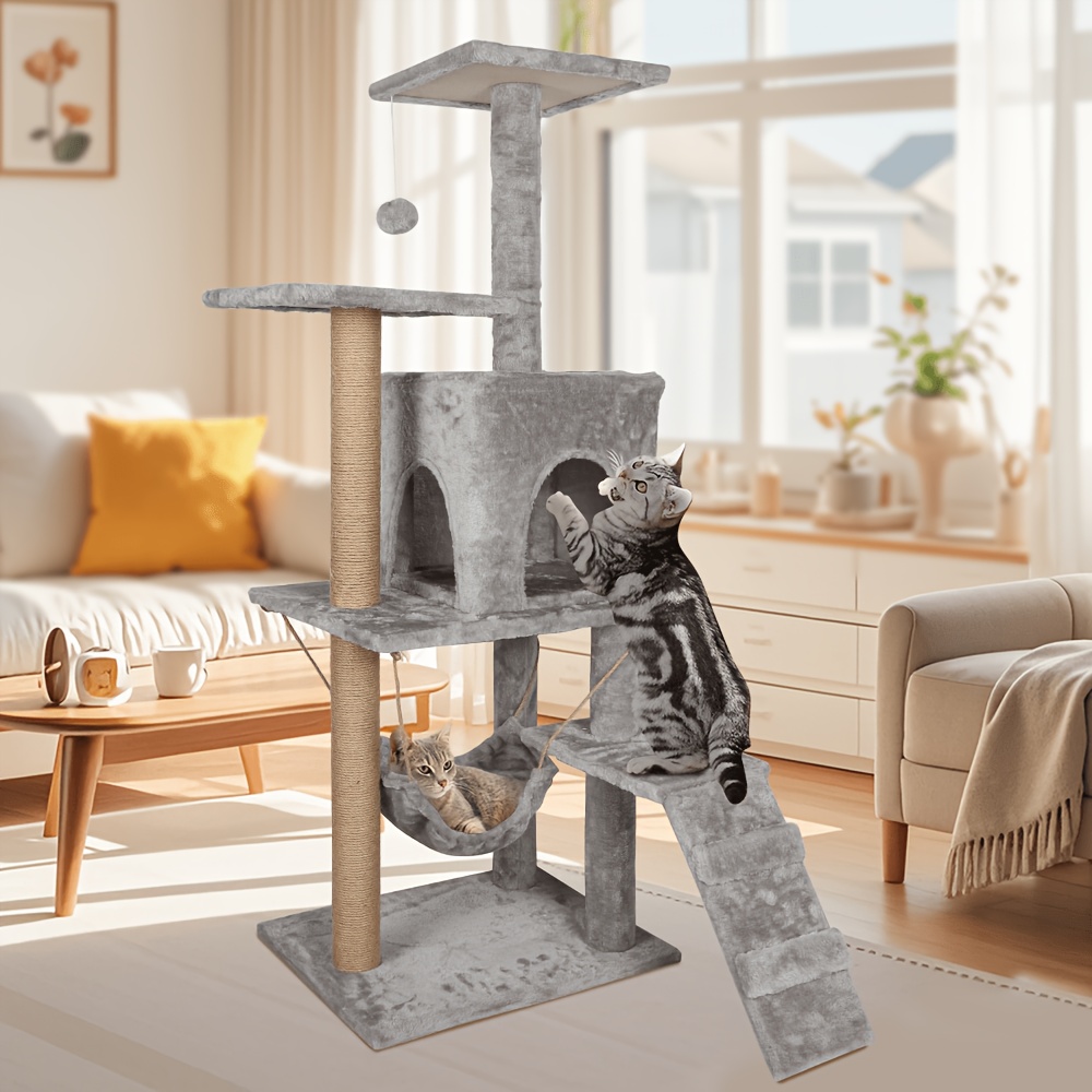 Scratch Tree Cat Tree Cat Scratch Tree Climbing For Cats 126 Cm Xxl