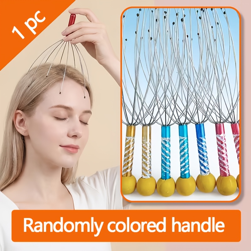1pc of octopus shaped head massager octopus head scratcher   tool designed for scalp massage and relaxation 12 claw scalp massager tool for relaxation and   gifts gadget soul extractor head scratcher tension for men women