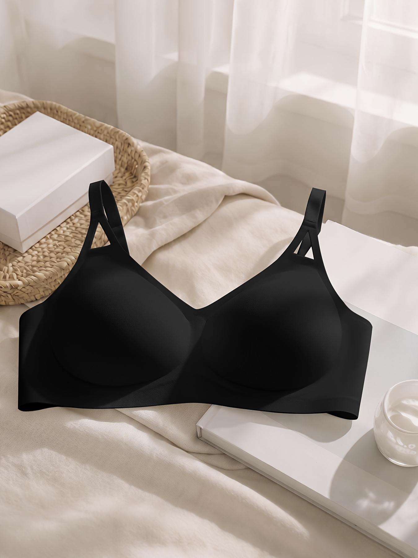 Skin-Friendly Breathable Women's Plus Size Wire-Free Casual Bra