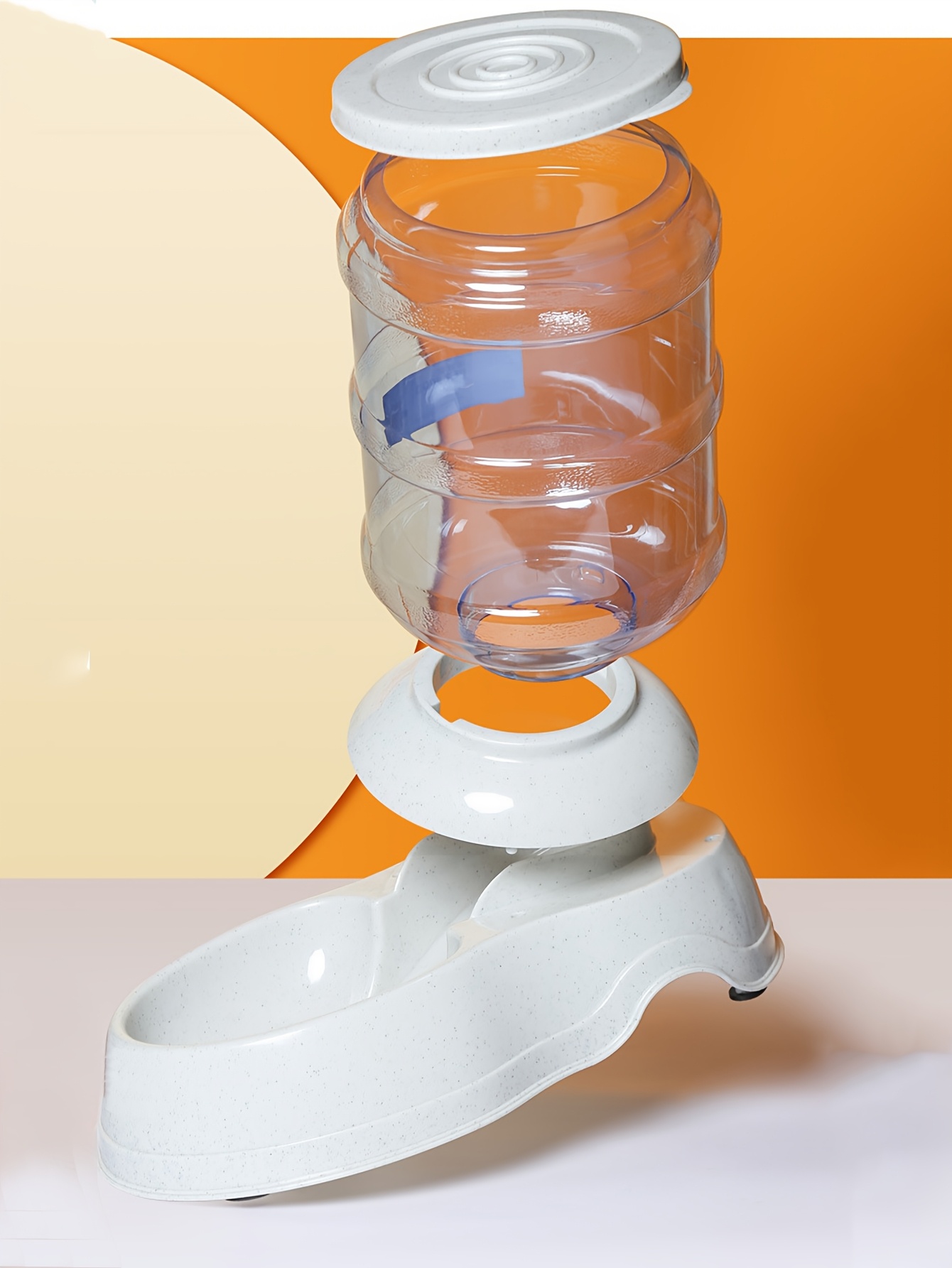 3.8L Extra Large Capacity Automatic Pet Feeder and Water Dispenser - Suitable for Small & Medium Pets, Gravity-Fed Dog Station, Durable PP Material, Without Battery, Dog Water Dispenser | Stylish Auto Dispenser | Durable Pp Material, Dog Waterer