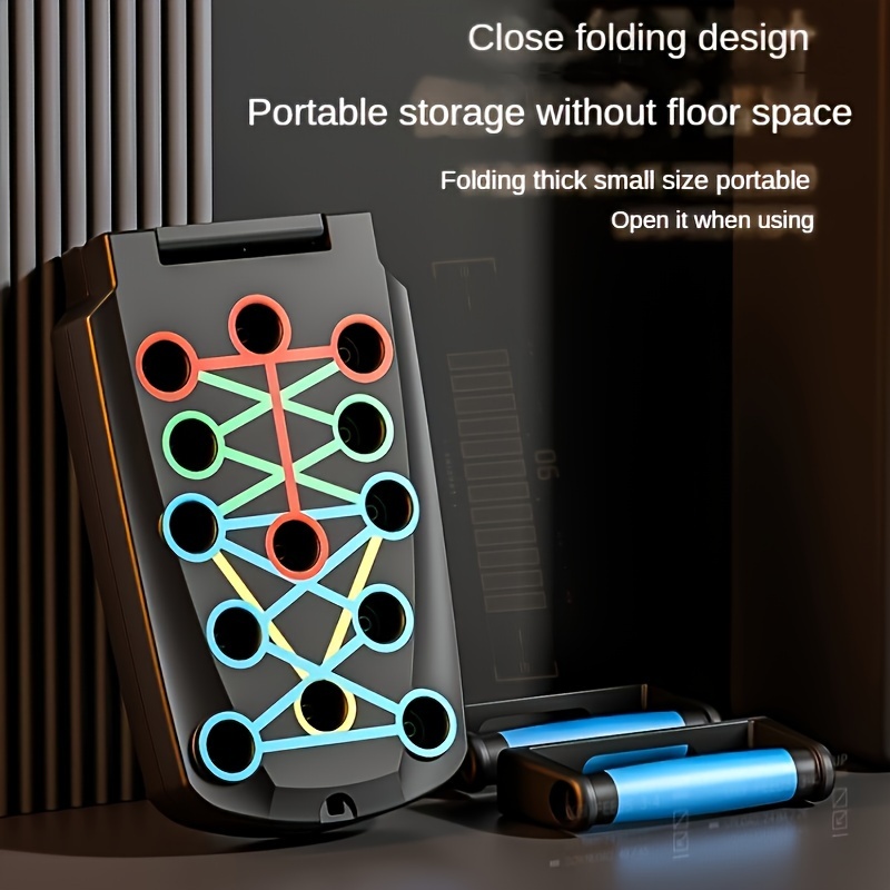 Multifunctional Push-up Board with Timer, Home Workout Equipment, 30+ Exercise Ways Training Board, Chest Muscle Exercise Equipment